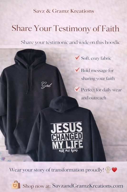 Jesus Changed my Life Hoodie