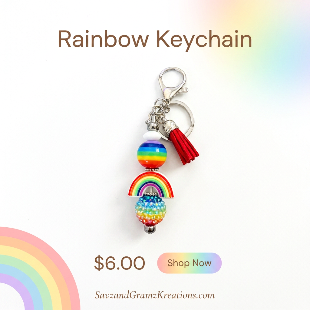 Rainbow Keychain