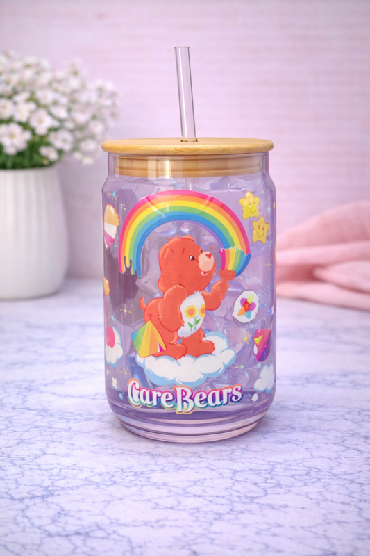 Bears and Rainbows Purple Cup