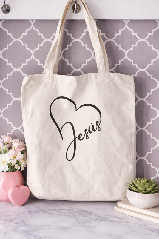 Jesus Canvas Totes