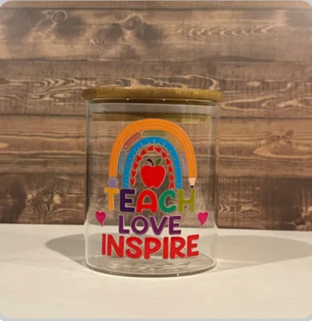 Teacher appreciation candy jars #2